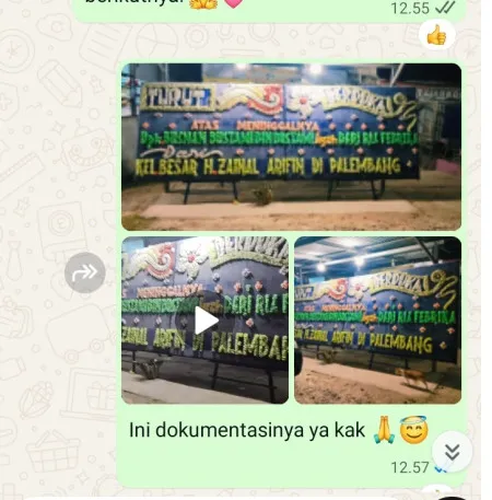 Pengiriman Papan Bunga Duka Bongas