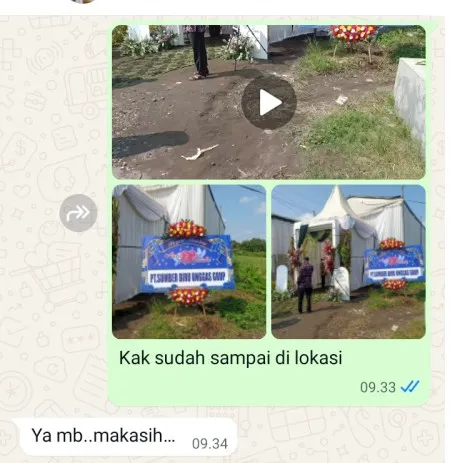 Pengiriman Karangan Bunga Bongas