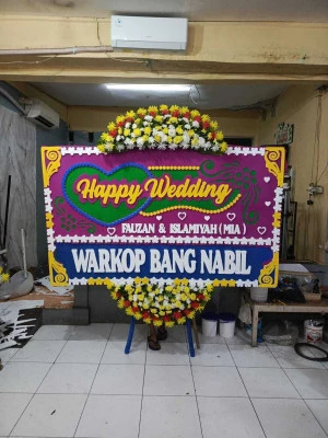 Papan Bunga di Bongas